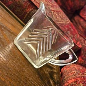 Vintage Hazel Atlas Clear Glass Creamer